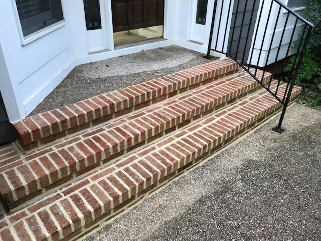Installing Brick Steps in Myrtle Beach, SC