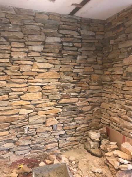 Interior Stone Wall Installation In Myrtle Beach, SC