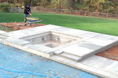 Pool Deck Concrete Installation in Myrtle Beach