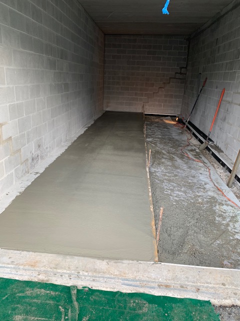 Interior concrete slab in myrtle beach sc